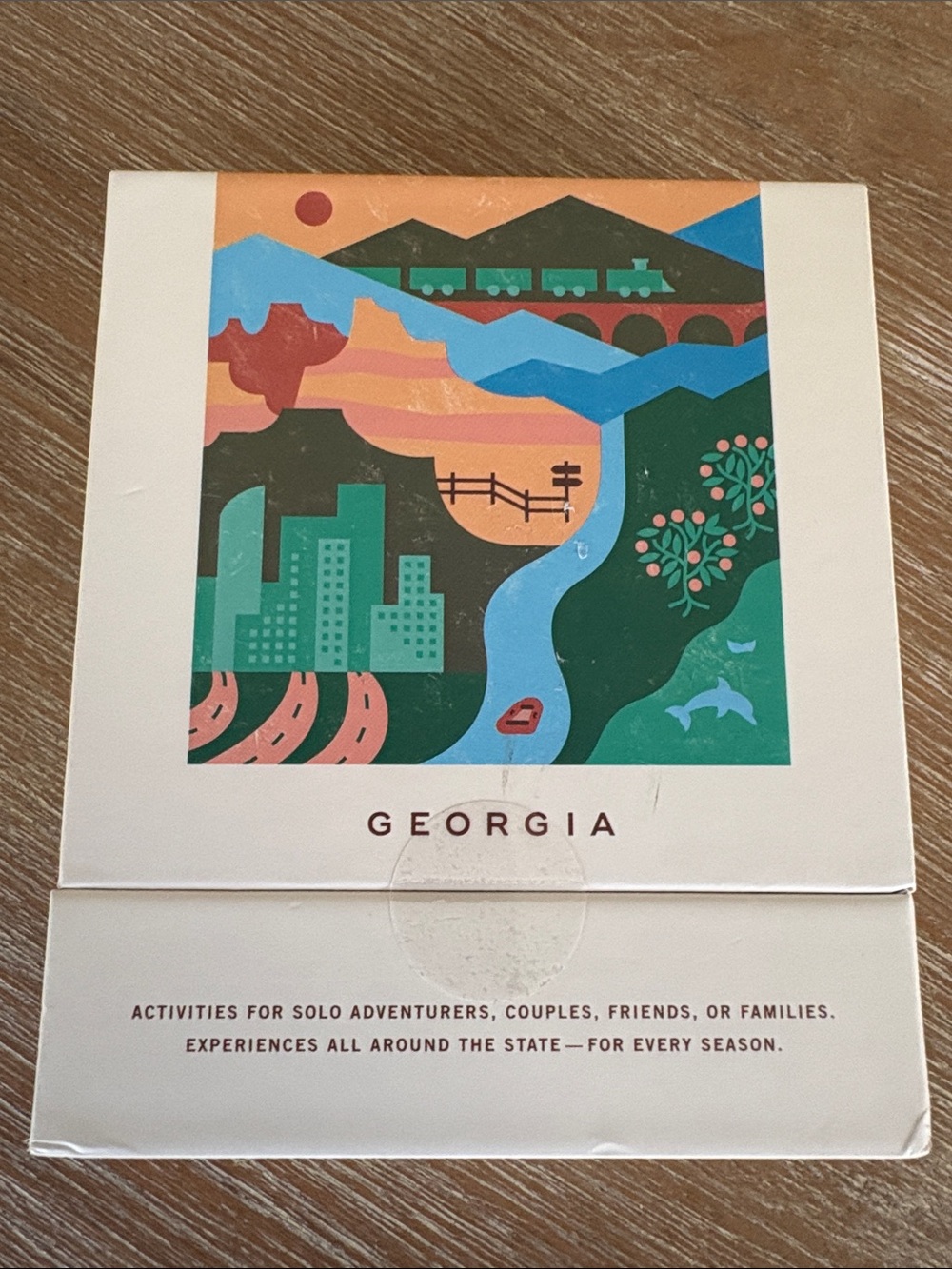 New In Box Georgia Adventure Bucket List Scratch-Off Cards - Picture 2 of 3